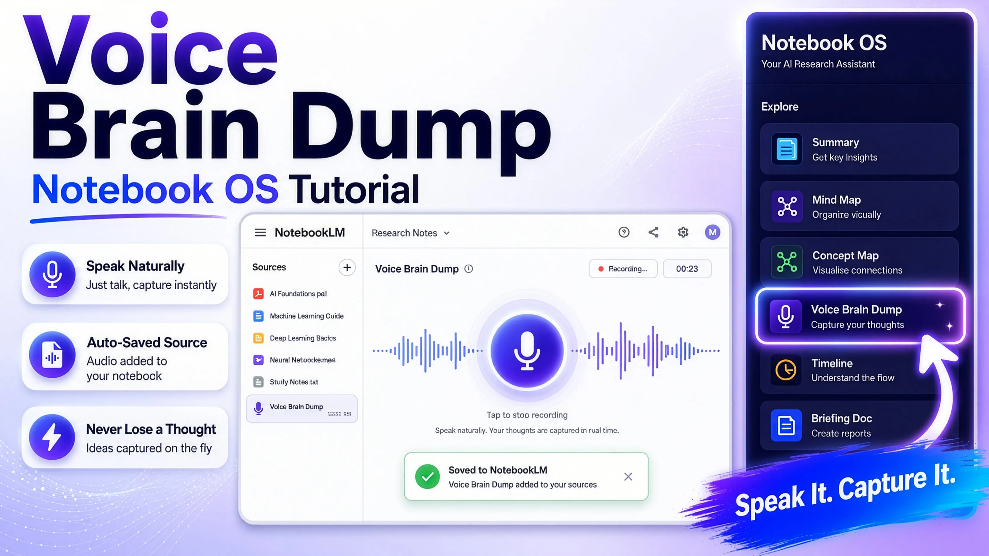 Voice Brain Dumpのチュートリアル